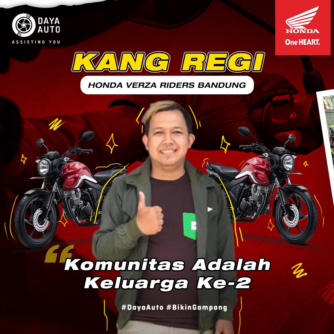 Kang Regi Honda Verza Riders Bandung DAYA AUTO