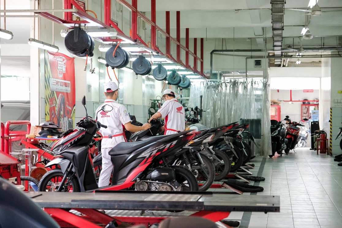 Harga service sepeda motor honda