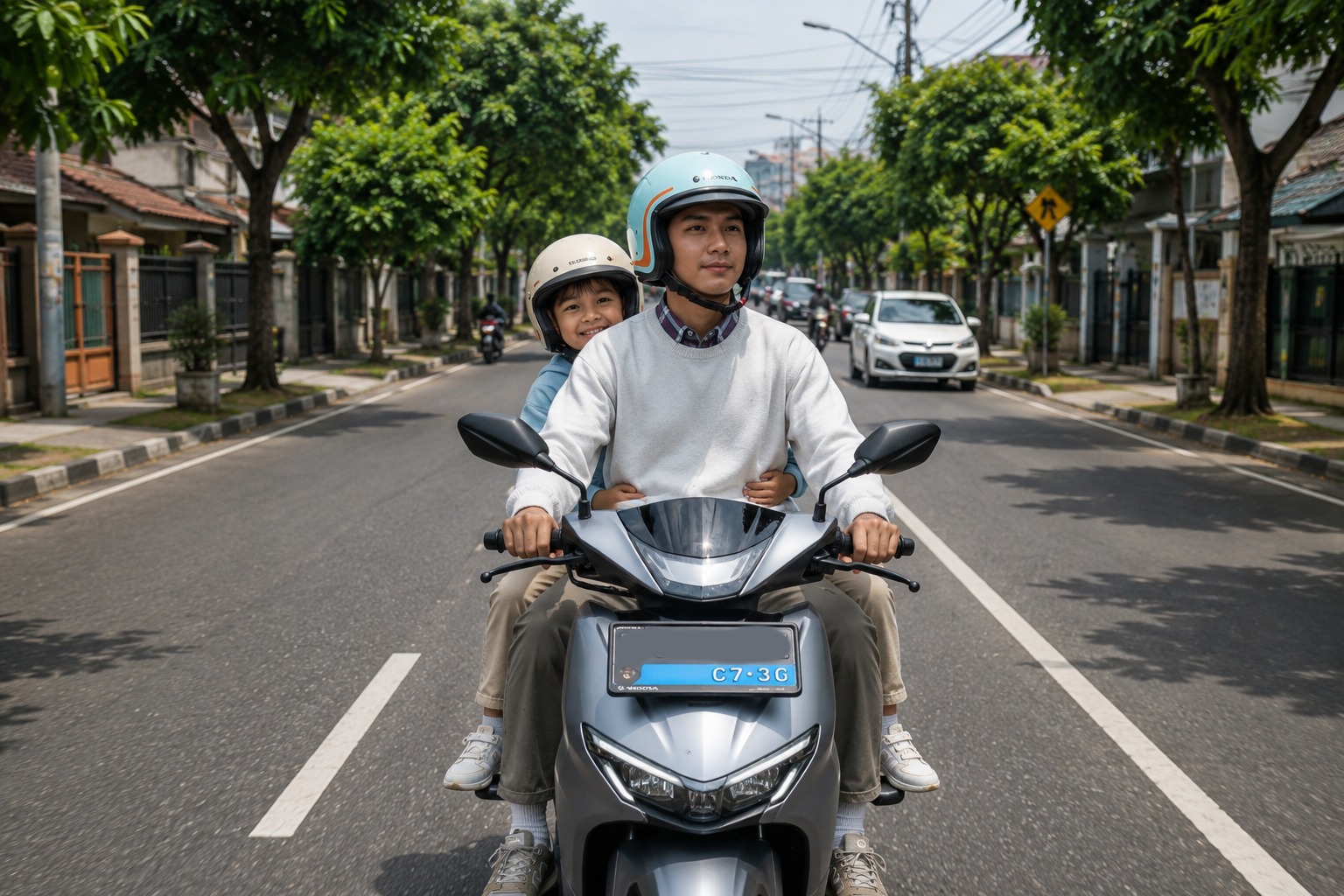 bonceng anak