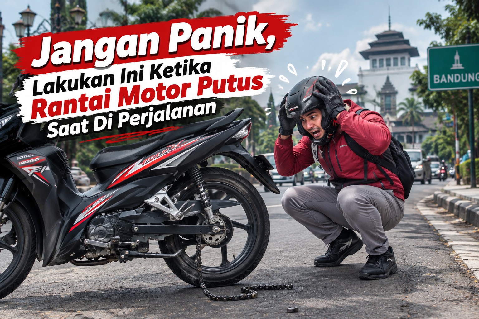 Jangan Panik, Rantai Motor Putus (1)